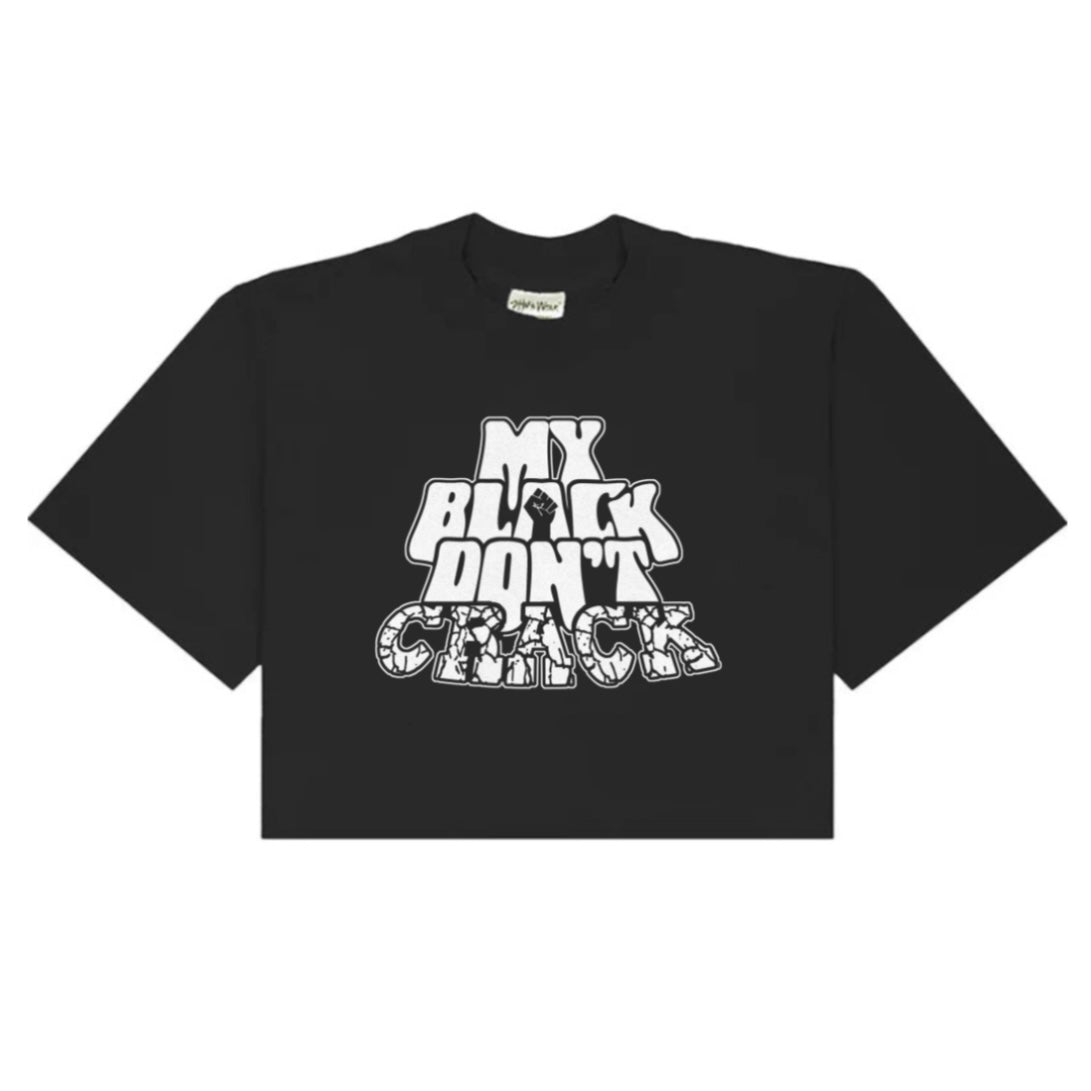 MY BLACK DON'T CRACK 2 Women's Crop Top